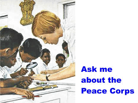 Ask me about the Peace Corps - Norman Rockwell