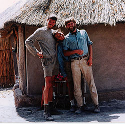 While serving as volunteers in Botswana in the early 1970s,Ed Arata was invited by other volunteers to take part in a canoe trip through the Okavango Swamp in northern Botswana