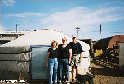 Bob Chilmonik writes: My wife Cheryl and I spent a week in eastern Mongolia this summer visiting our daughter, Kim, who is a volunteer in the U.S. Peace Corps