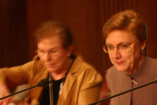  Ms. Cynthia Threlkeld and Ms. Gladys Maloy testify