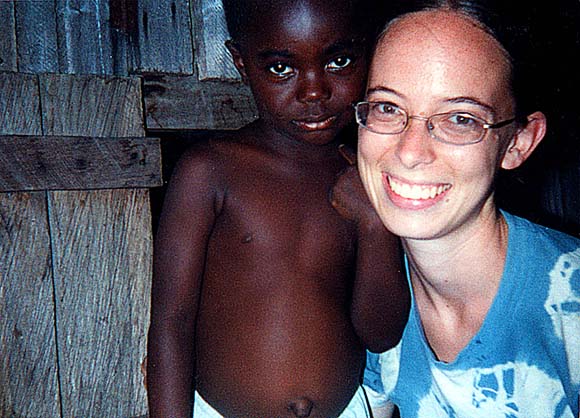 Terri Nagan temporarily works at Starbucks, deciding to forgo school for the moment and spend two years in the Peace Corps, working as a community health educator in Cameroon
