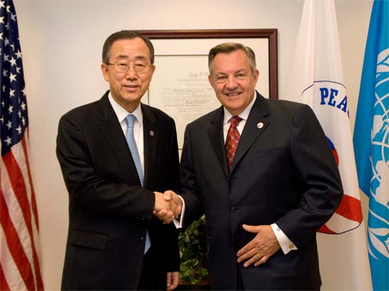 United Nations Secretary-General Visits Peace Corps