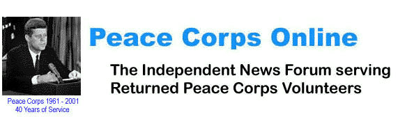 Peace Corps Online | The Independent News Forum serving Returned Peace Corps Volunteers