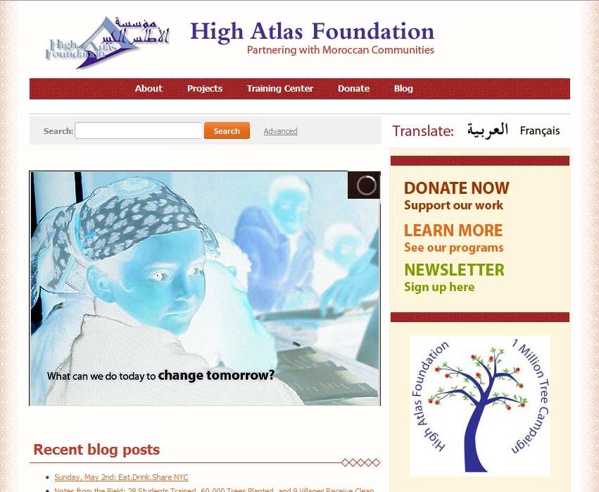 The High Atlas Foundation trains twenty-eight university students in participatory development
