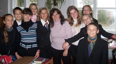 Jessica Benes is volunteering in Ukraine through the Peace Corps