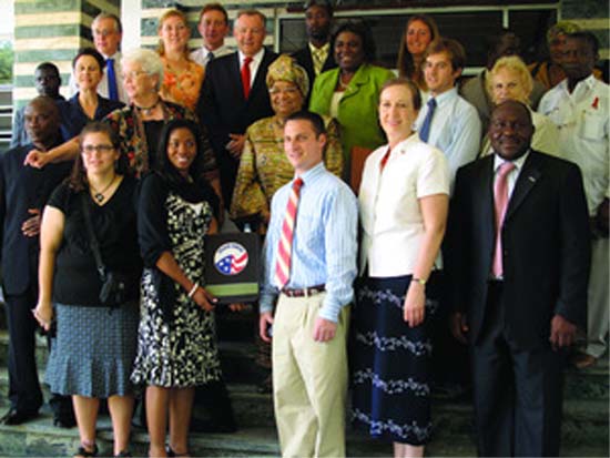 Peace Corps Volunteer Denise Hilliard helps bring Peace to Liberia